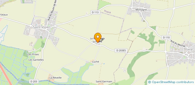 localisation de l'entreprise SCI DU MOULIN DE LA PIERRE  SAINT-VIVIEN