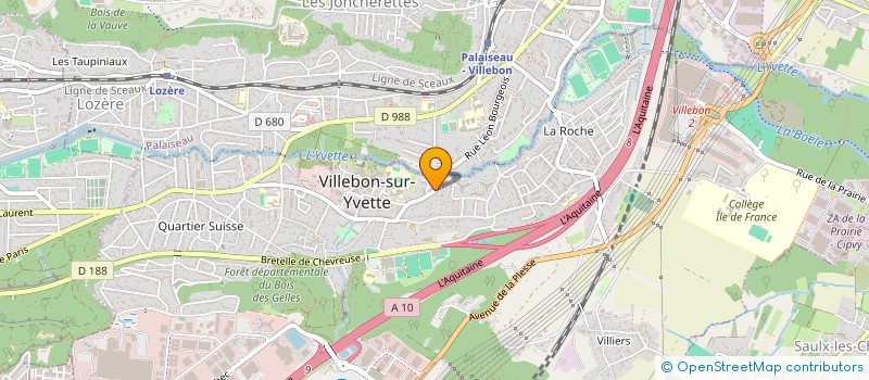 localisation de l'entreprise SCI DU MOULIN DE LA PLANCHE à VILLEBON-SUR-YVETTE