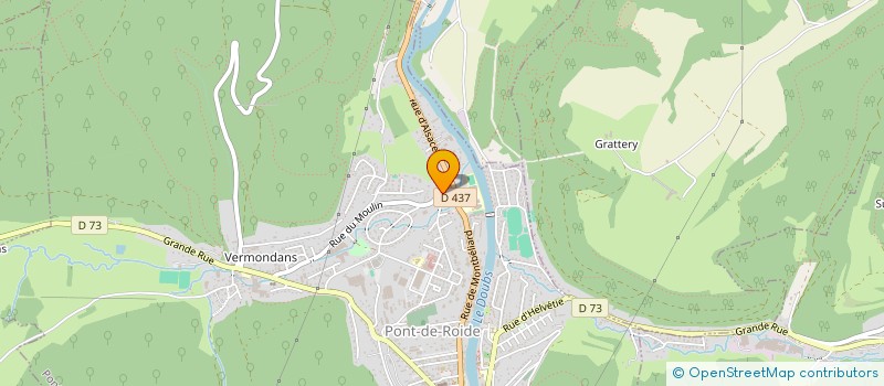 localisation de l'entreprise SCI DU MOULIN DE LA RANCEUSE  REMONDANS-VAIVRE