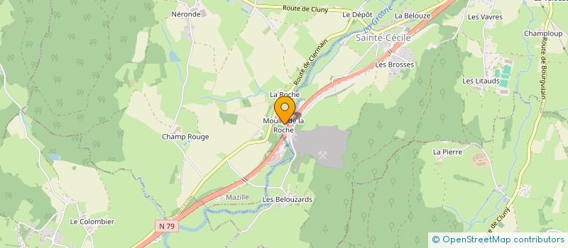 localisation de l'entreprise SCI DU MOULIN DE LA ROCHE  MAZILLE