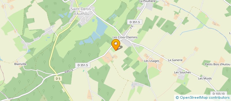 localisation de l'entreprise SCI DU MOULIN DE LA ROCHE à SAINTIGNY