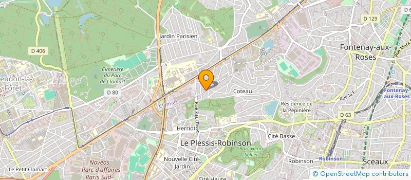 localisation de l'entreprise SCI DU MOULIN DE LA TOUR  CLAMART