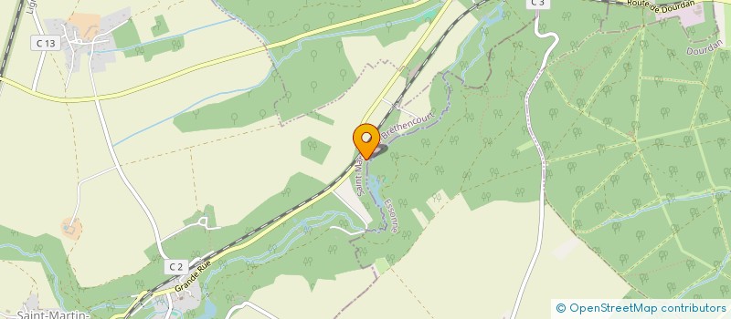 localisation de l'entreprise SCI DU MOULIN DE LA VILLE  SAINT-MARTIN-DE-BRETHENCOURT