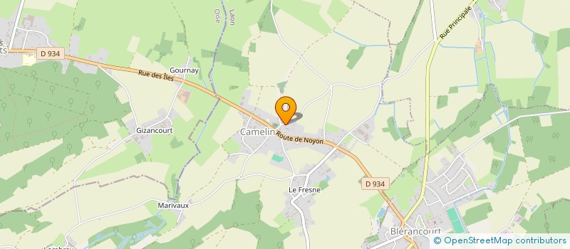 localisation de l'entreprise SCI DU MOULIN DE LAFFAUX  CAMELIN