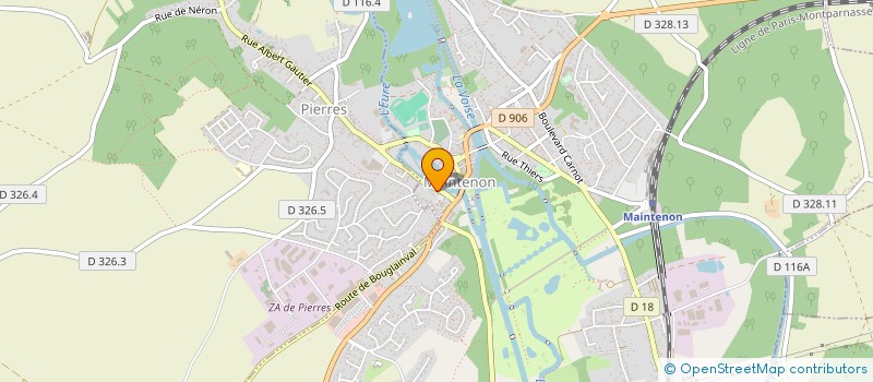 localisation de l'entreprise SCI DU MOULIN DE MAINTENON à MAINTENON
