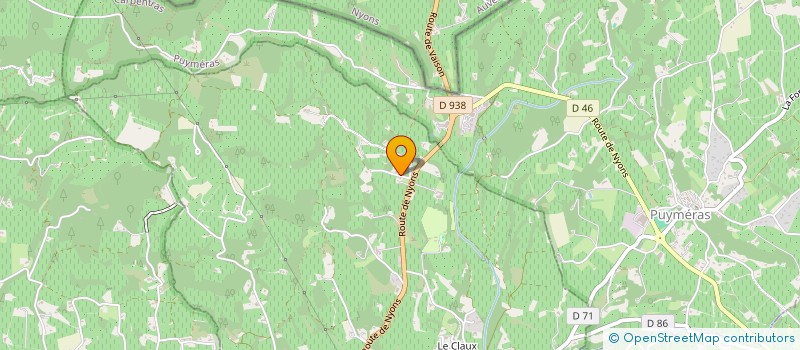 localisation de l'entreprise SCI DU MOULIN DE MARJORIE  SAINT-ROMAIN-EN-VIENNOIS