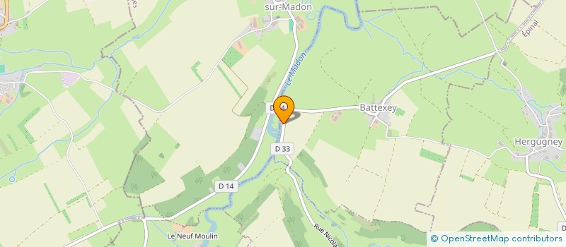 localisation de l'entreprise SCI DU MOULIN DE MAXEVOY  BATTEXEY