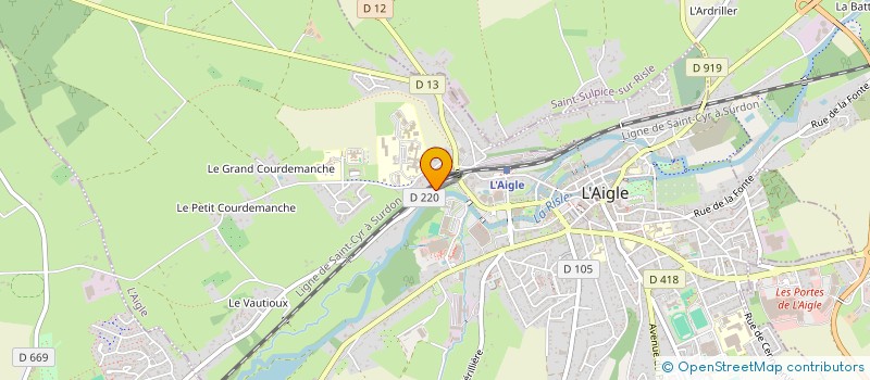 localisation de l'entreprise SCI DU MOULIN DE MEROUVEL à L'AIGLE