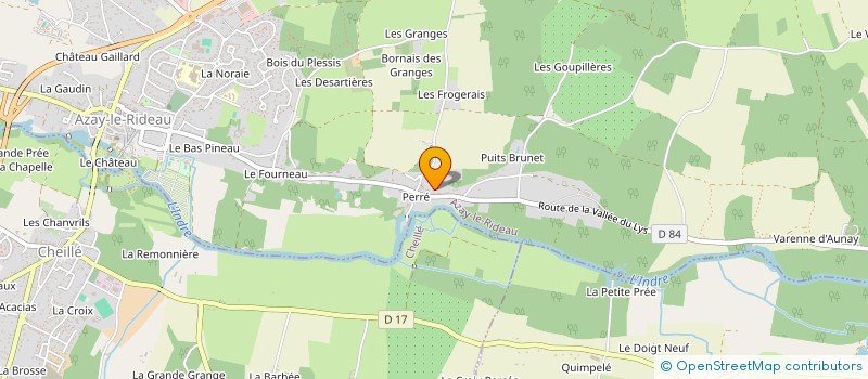localisation de l'entreprise SCI DU MOULIN DE PERRE à AZAY-LE-RIDEAU