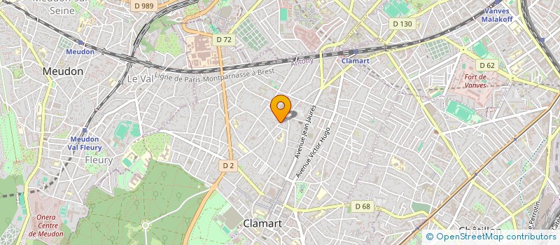 localisation de l'entreprise SCI DU MOULIN DE PIERRES  CLAMART