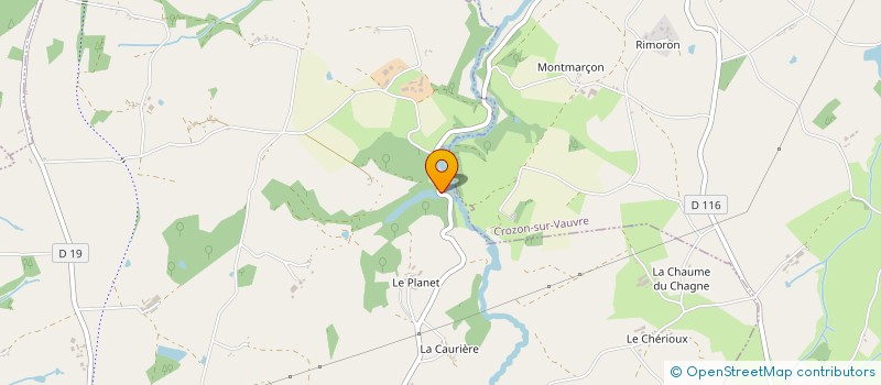 localisation de l'entreprise SCI DU MOULIN DE PLANET à AIGURANDE