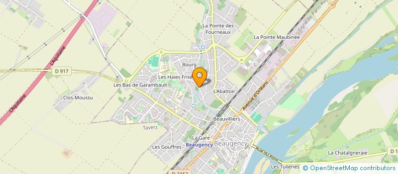 localisation de l'entreprise SCI DU MOULIN DE POUTEAU  BEAUGENCY