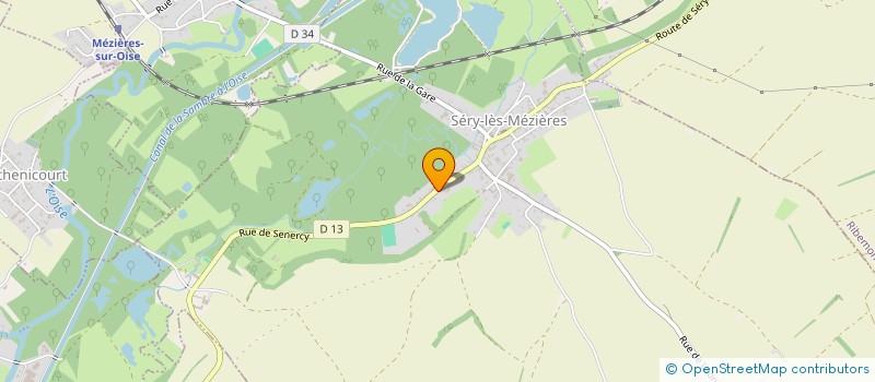 localisation de l'entreprise SCI DU MOULIN DE SENERCY  SERY-LES-MEZIERES