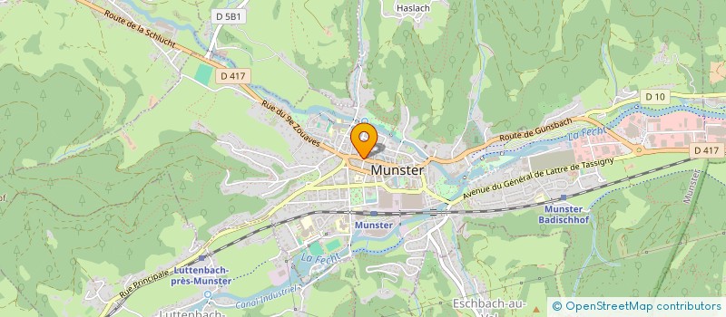 localisation de l'entreprise SCI DU MOULIN DE STOSSWIHR  STOSSWIHR