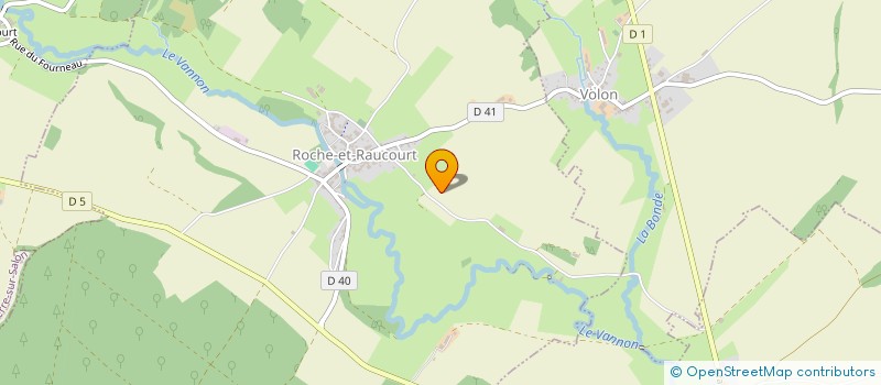 localisation de l'entreprise SCI DU MOULIN DE THAREY  ROCHE-ET-RAUCOURT