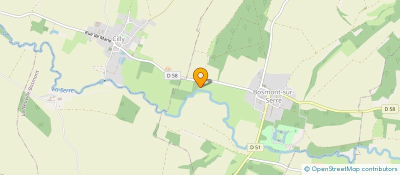 localisation de l'entreprise SCI DU MOULIN DE THIERNU  THIERNU