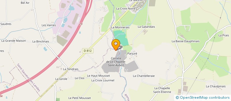 localisation de l'entreprise SCI DU MOULIN DE THOURU  LA CHAPELLE-SAINT-AUBERT