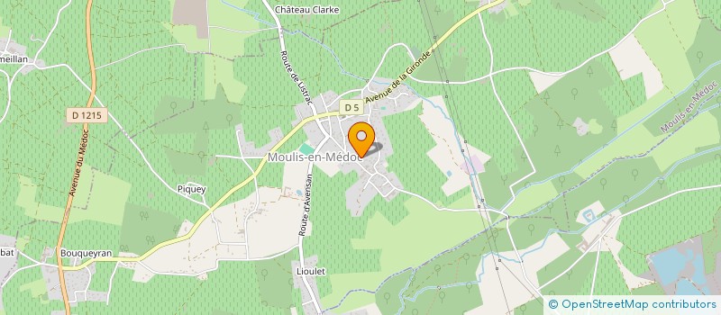 localisation de l'entreprise SCI DU MOULIN DE TIQUETORTE  MOULIS-EN-MEDOC