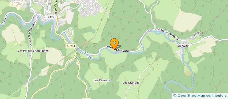 localisation de l'entreprise SCI DU MOULIN DE VESVRES à AVALLON
