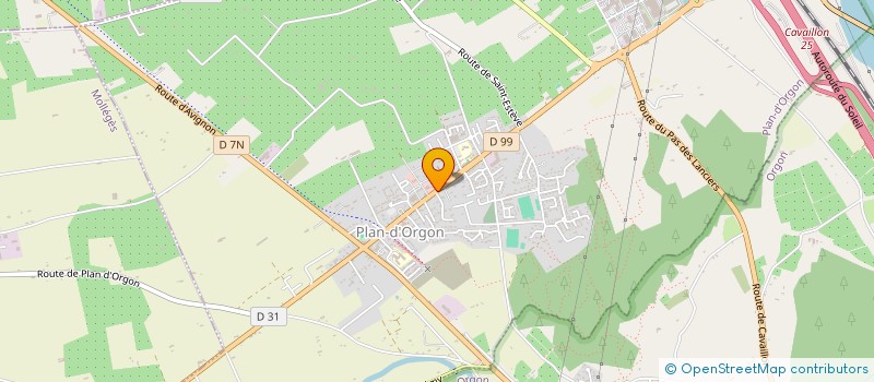 localisation de l'entreprise SCI DU MOULIN DES ECOLES à PLAN-D'ORGON