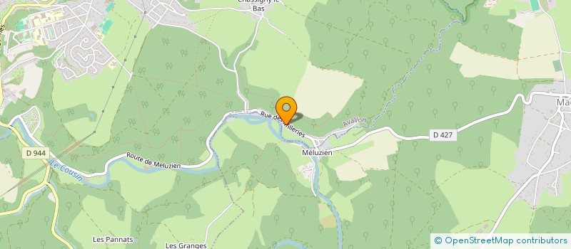 localisation de l'entreprise SCI DU MOULIN DES ISLES à AVALLON
