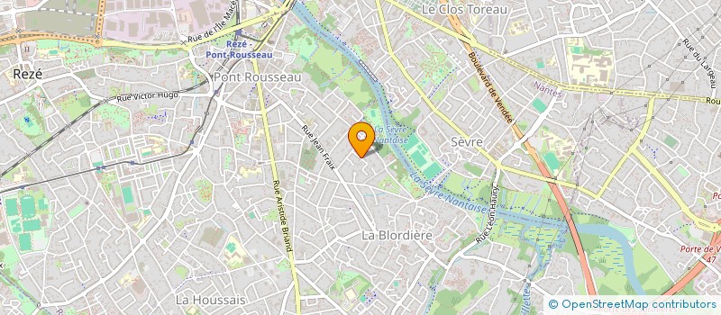 localisation de l'entreprise SCI DU MOULIN DES LANDES  REZE