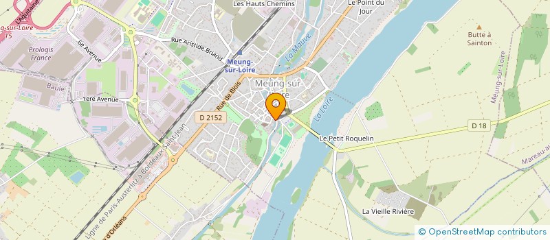 localisation de l'entreprise SCI DU MOULIN DES MAUVES  MEUNG-SUR-LOIRE