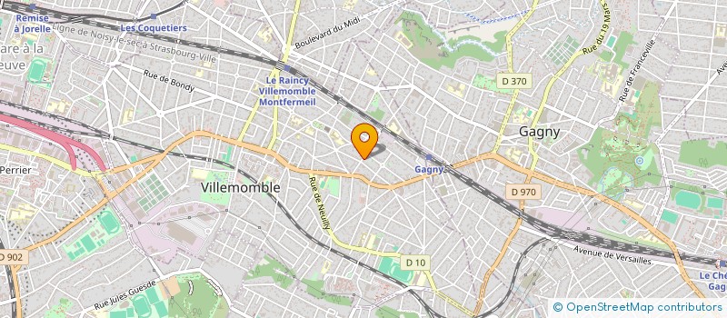 localisation de l'entreprise SCI DU MOULIN DES PRINCES  VILLEMOMBLE