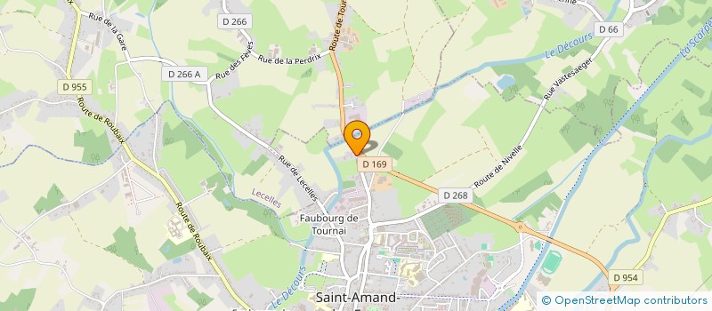 localisation de l'entreprise SCI DU MOULIN DRECQ  SAINT-AMAND-LES-EAUX