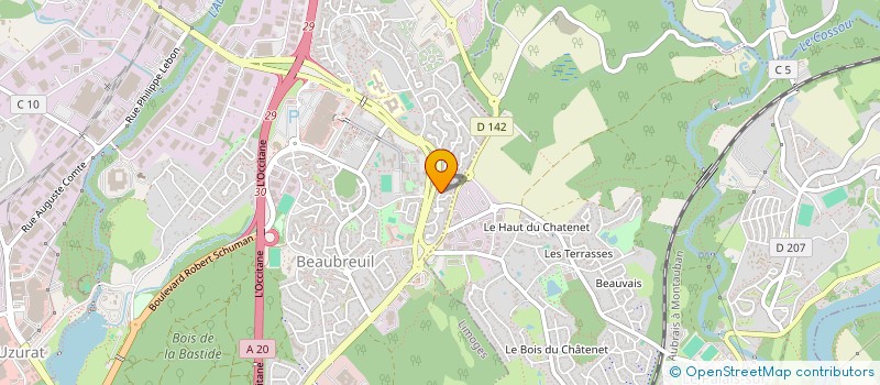 localisation de l'entreprise SCI DU MOULIN DU PONT 87 à LIMOGES