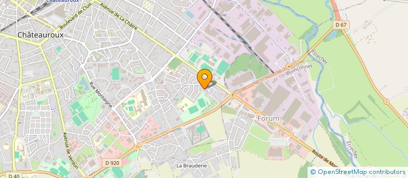 localisation de l'entreprise SCI DU MOULIN DU PRE à CHATEAUROUX