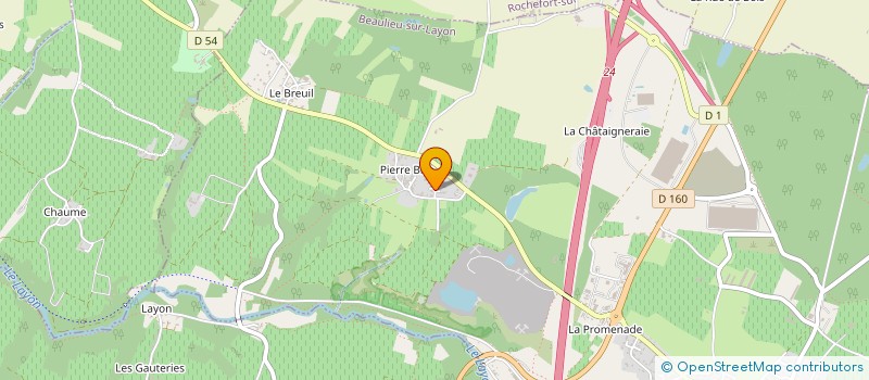 localisation de l'entreprise SCI DU MOULIN DU ROY  BEAULIEU-SUR-LAYON