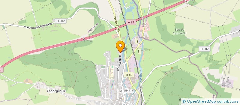 localisation de l'entreprise SCI DU MOULIN DU ROY  AUMALE