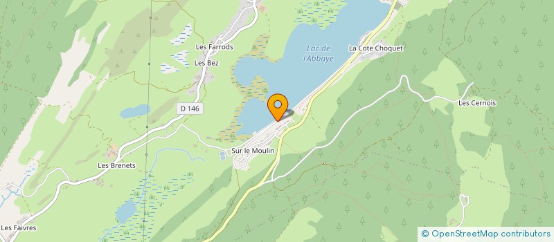 localisation de l'entreprise SCI DU MOULIN DU SAUT  FORT-DU-PLASNE