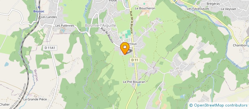 localisation de l'entreprise SCI DU MOULIN DU TARN  BOSMIE-L'AIGUILLE