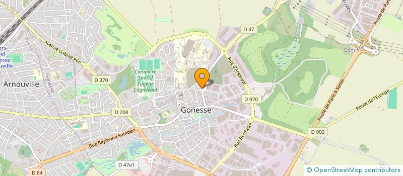 localisation de l'entreprise SCI DU MOULIN DU THILLAY  LE THILLAY