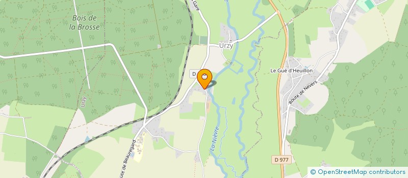 localisation de l'entreprise SCI DU MOULIN DU VIVIER à URZY