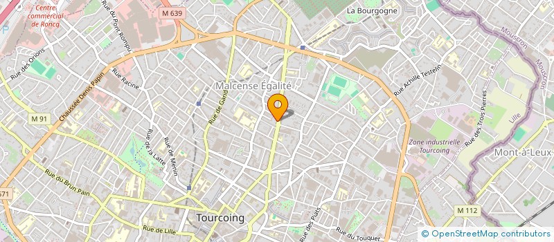 localisation de l'entreprise SCI DU MOULIN FAGOT  TOURCOING