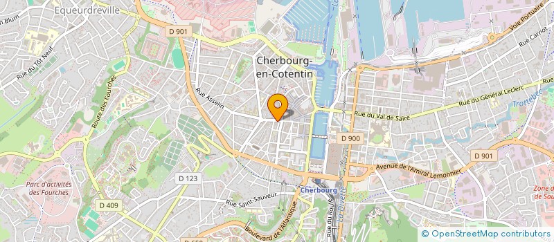 localisation de l'entreprise SCI DU MOULIN GUIBERT à CHERBOURG-EN-COTENTIN
