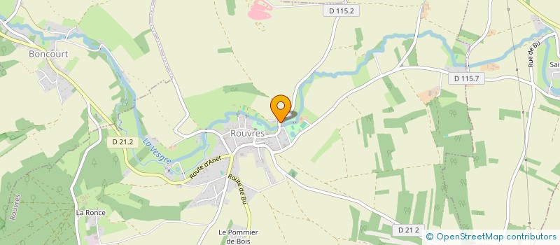 localisation de l'entreprise SCI DU MOULIN JAUNE à ROUVRES