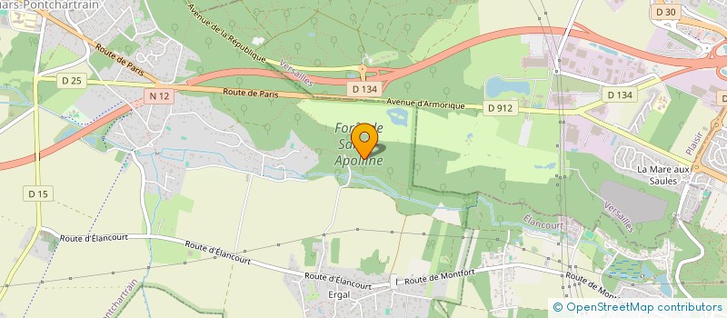 localisation de l'entreprise SCI DU MOULIN NEUF  JOUARS-PONTCHARTRAIN