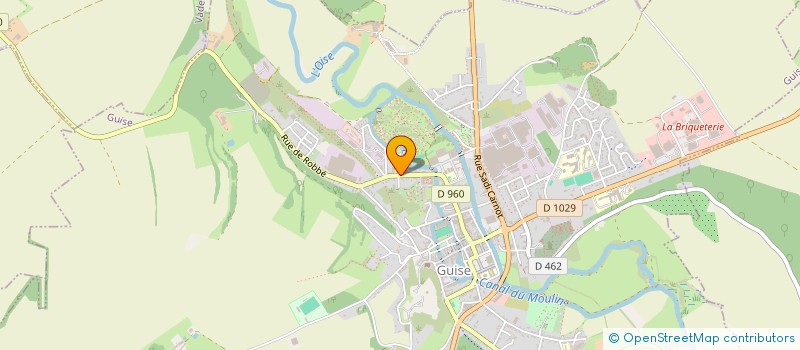 localisation de l'entreprise SCI DU MOULIN NEUF  GUISE