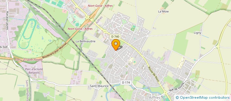 localisation de l'entreprise SCI DU MOULIN NEUF  AIFFRES