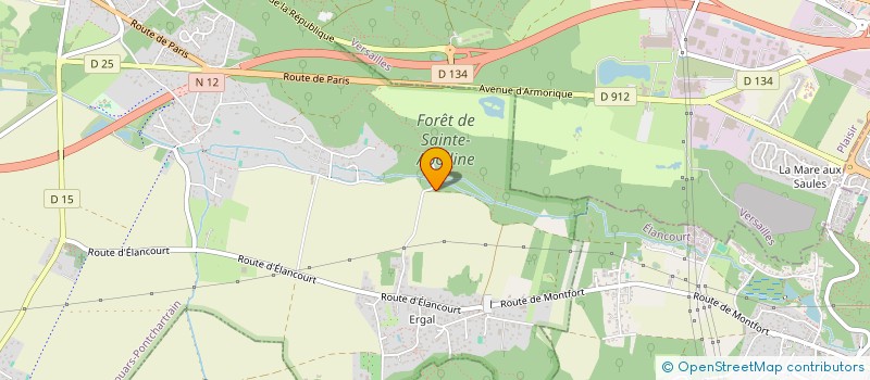 localisation de l'entreprise SCI DU MOULIN NEUF  JOUARS-PONTCHARTRAIN