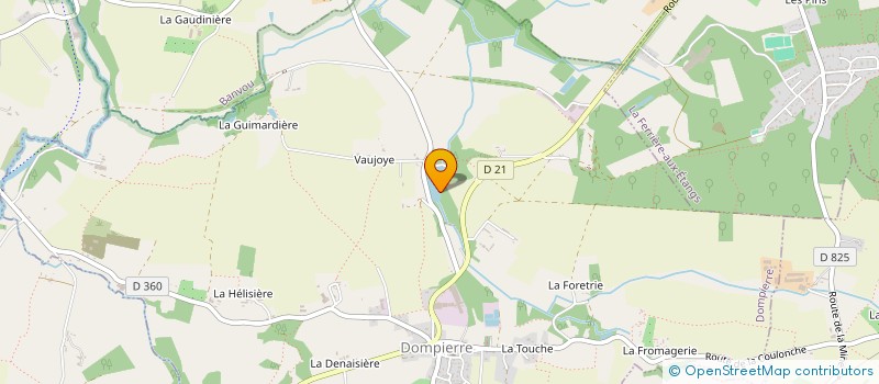 localisation de l'entreprise SCI DU MOULIN NEUF à DOMPIERRE