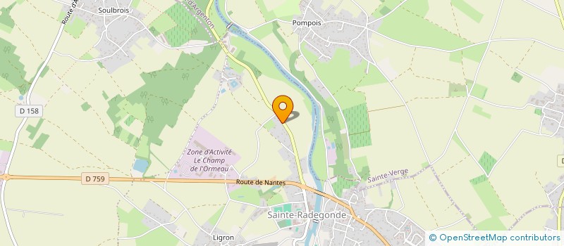 localisation de l'entreprise SCI DU MOULIN NEUF  THOUARS