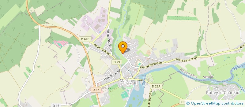 localisation de l'entreprise SCI DU MOULIN NORD  MARNAY