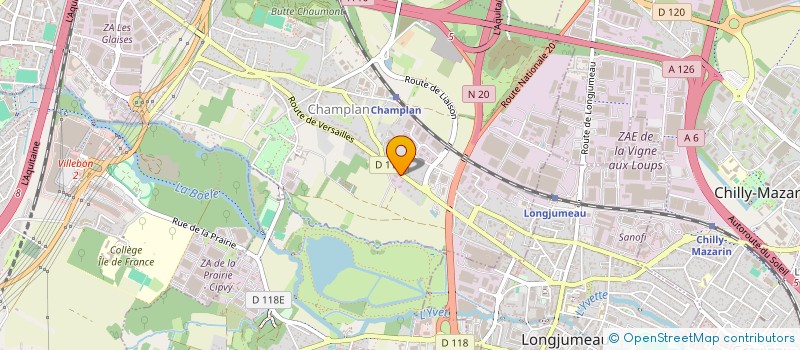 localisation de l'entreprise SCI DU MOULIN PAR LE HAUT  CHAMPLAN