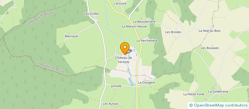 localisation de l'entreprise SCI DU MOULIN RENAULT à LA MADELEINE-BOUVET