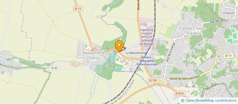 localisation de l'entreprise SCI DU MOULIN ROSE  VILLIERS-SAINT-FREDERIC